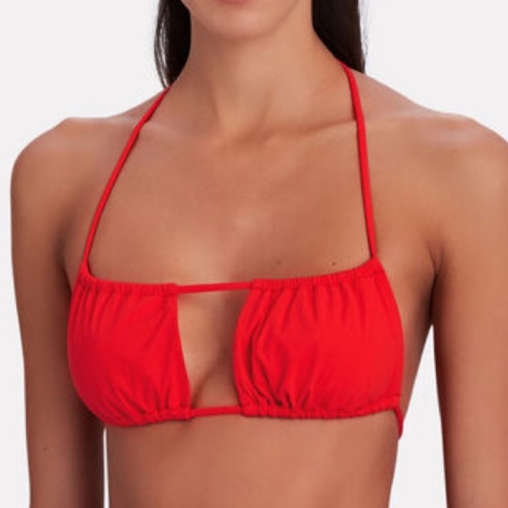 Christopher Esber Red Bikini Set